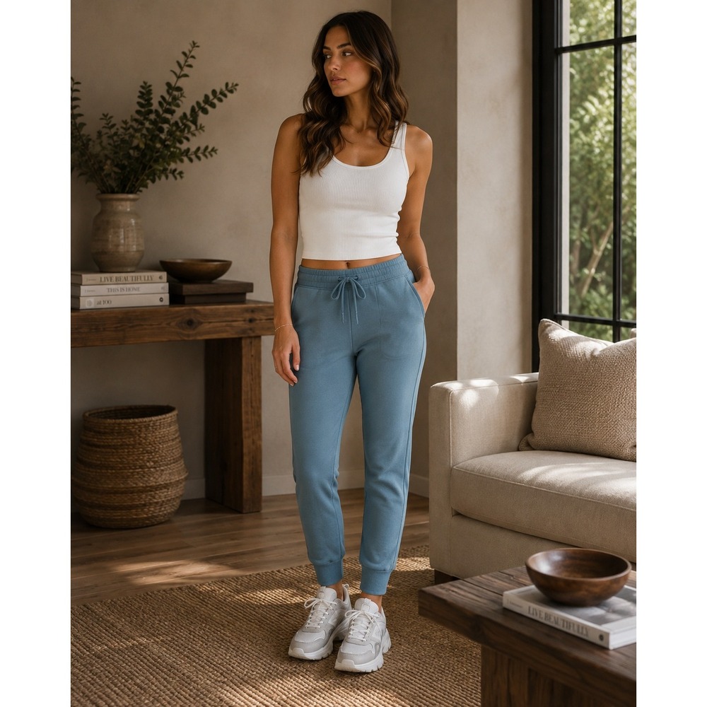 Athleta Joggers Womens XS Blue Coaster Luxe Gorpcore Loungewear